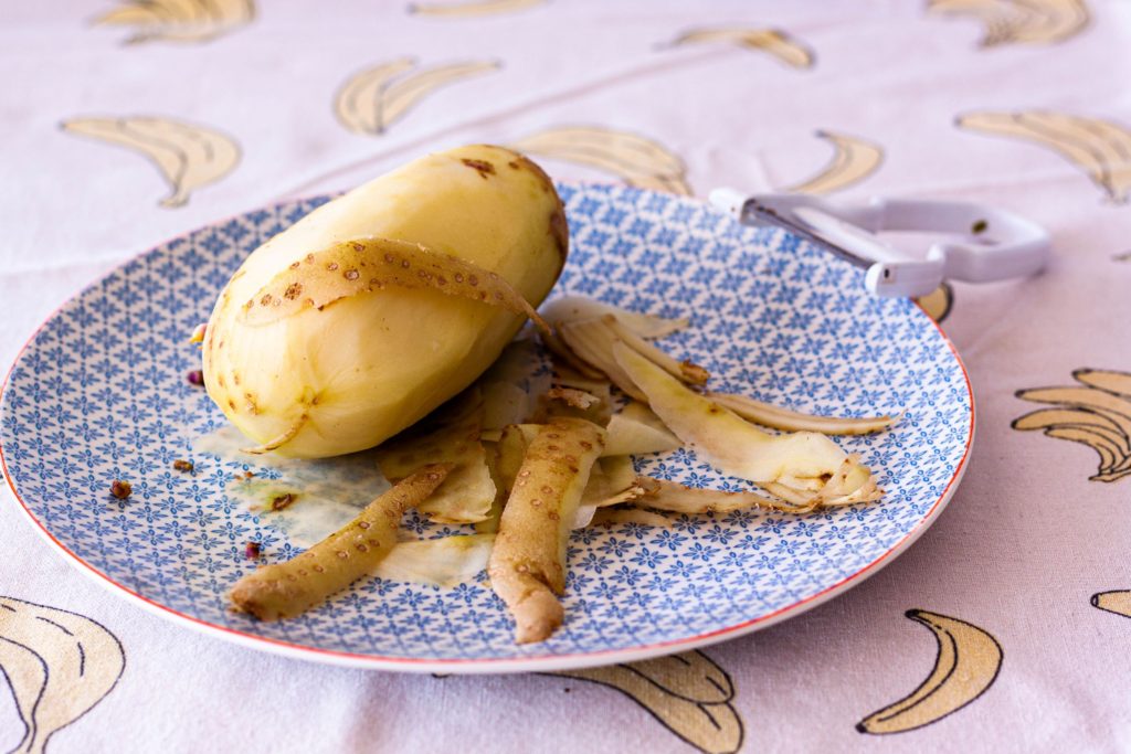 Potato and its skin