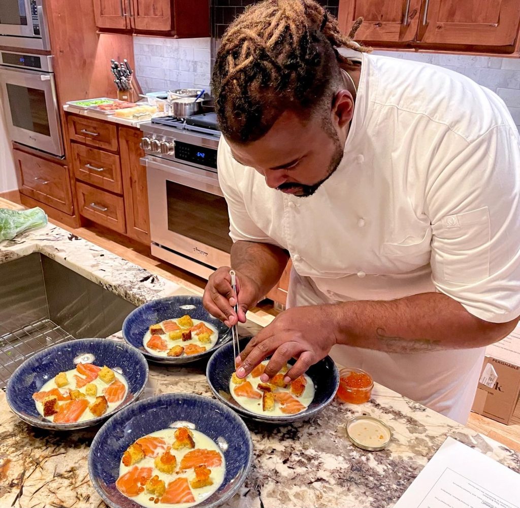 Chef RJ Harvey, culinary director at Potatoes USA.