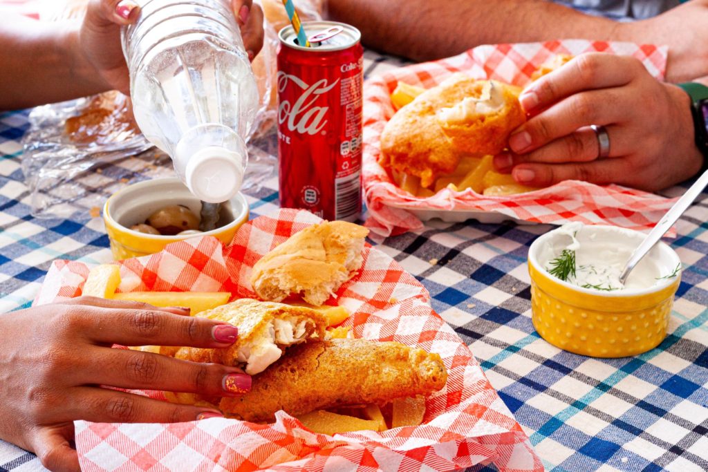 Crispy Fried Fish and Slap Chips