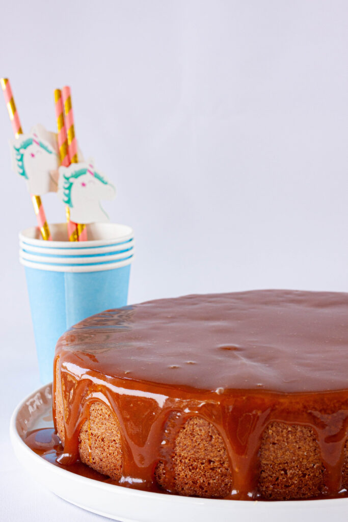 Coffee caramel cake 